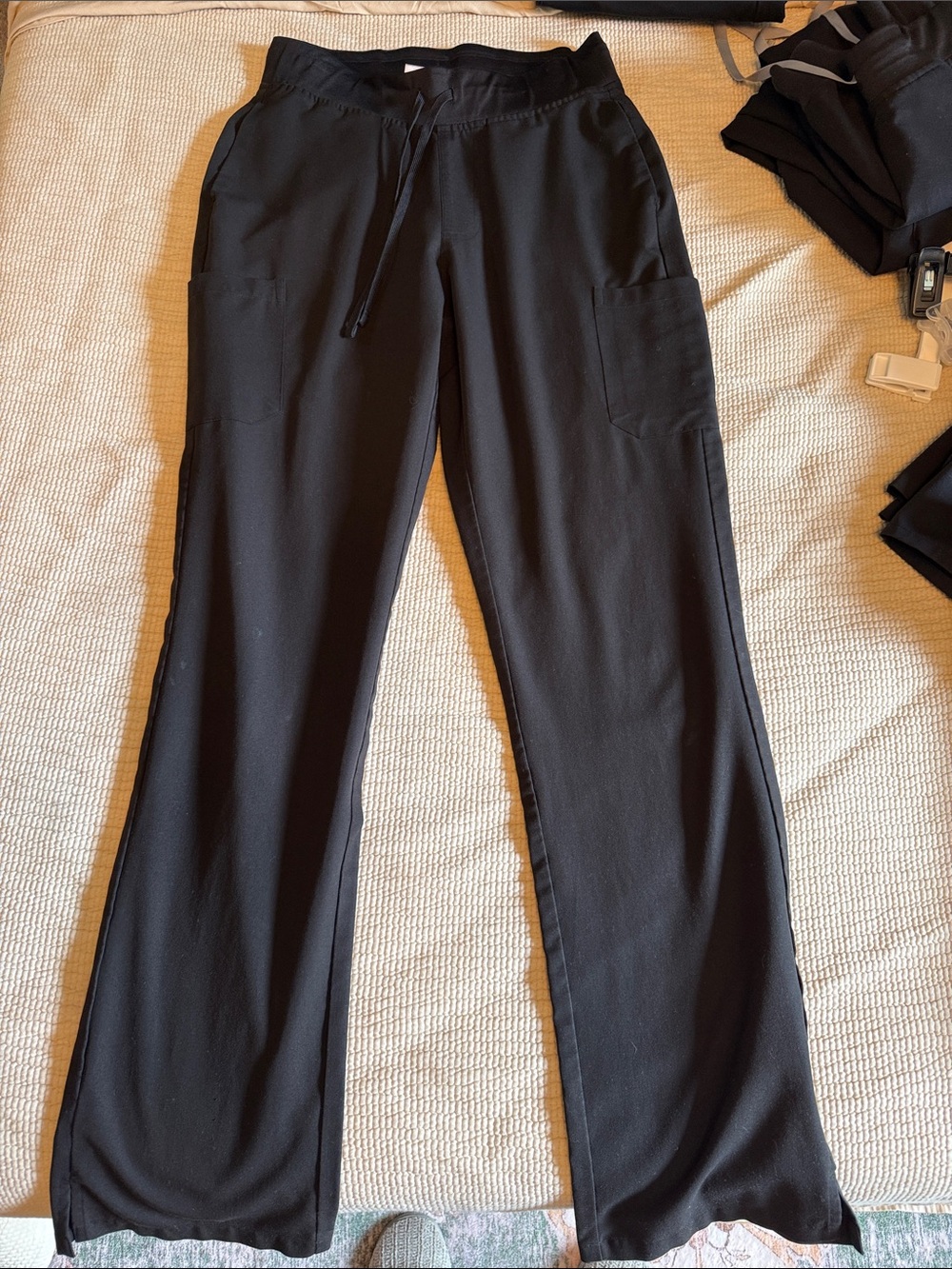 Mandala Scrubs - Black Cargo